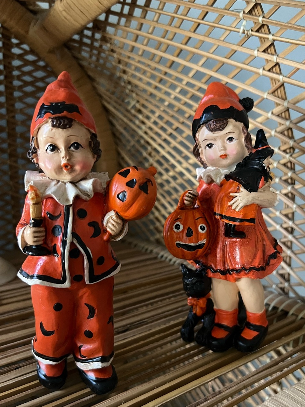 Hobby Lobby Vintage Style Halloween Figures Set